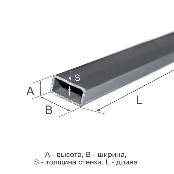 Труба профильная 60х40х2 08пс ГОСТ 13663-86 - 5