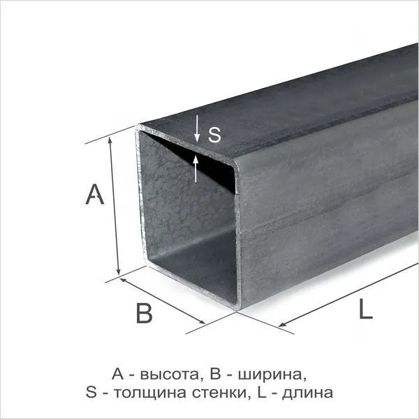 Труба профильная 80х80х5 Ст3сп ГОСТ 13663-86 - 4