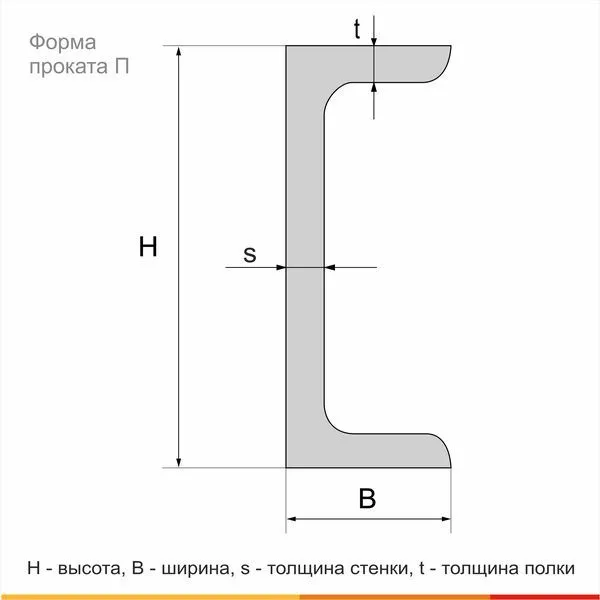 Швеллер горячекатаный 10П Ст3пс ГОСТ 535-2005 - 4